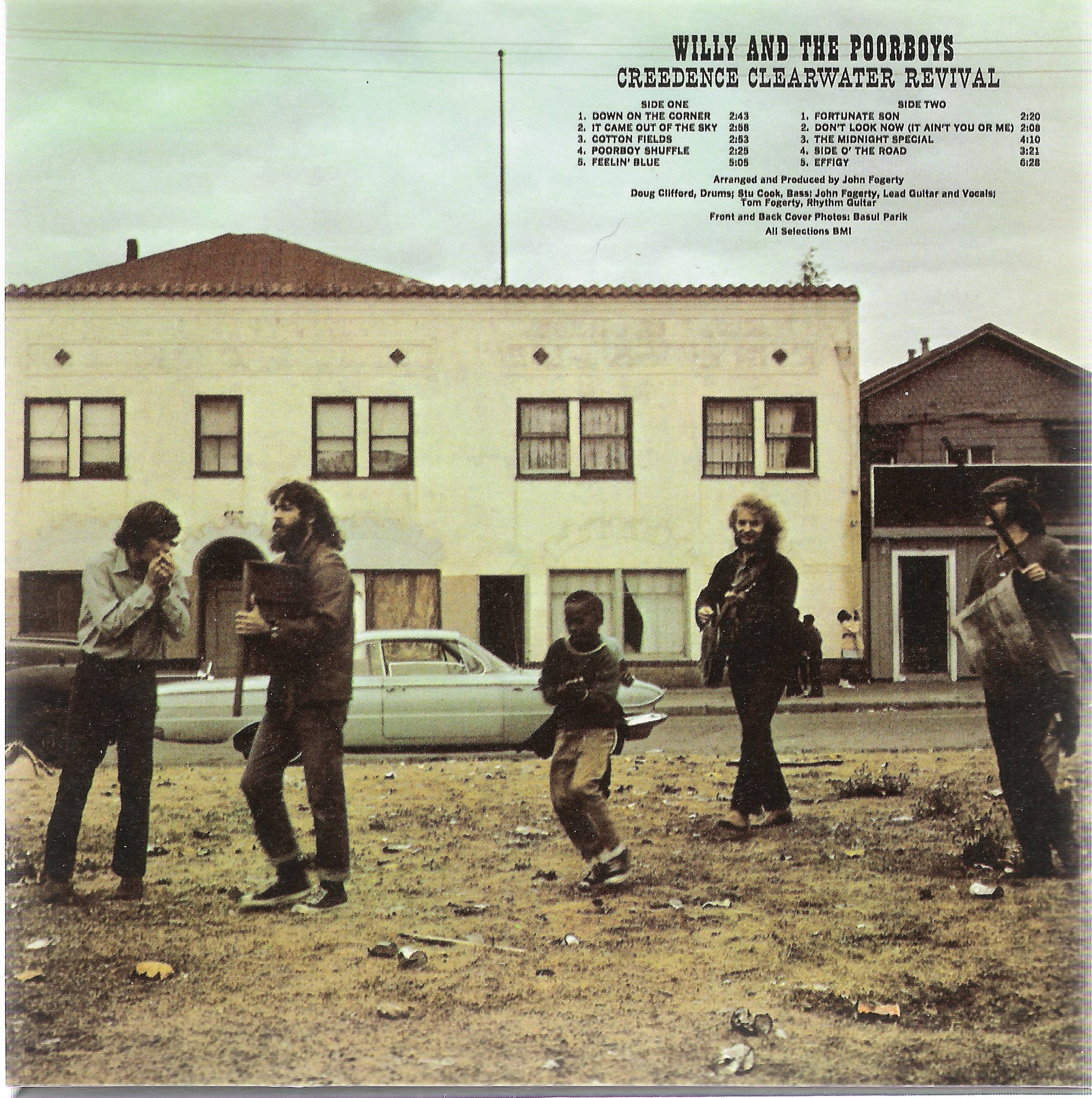 Creedence Clearwater Revival 40th Anniversary Box Willy And The Poor Boys : Back